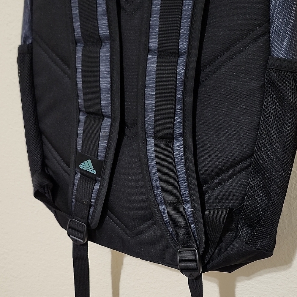 Adidas Black and Gray Sporty Backpack - Picture 9 of 10